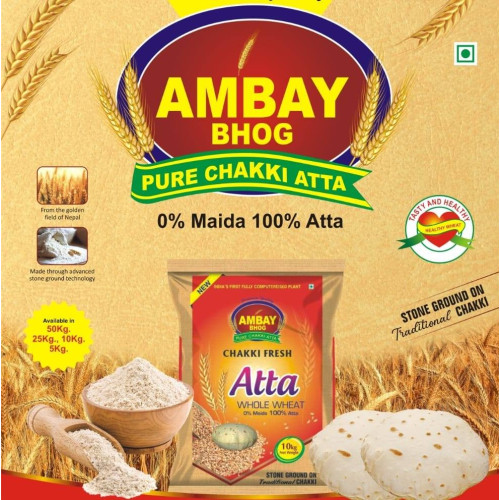 Ambay Bhog Pure Chakki Fresh Atta 5kg