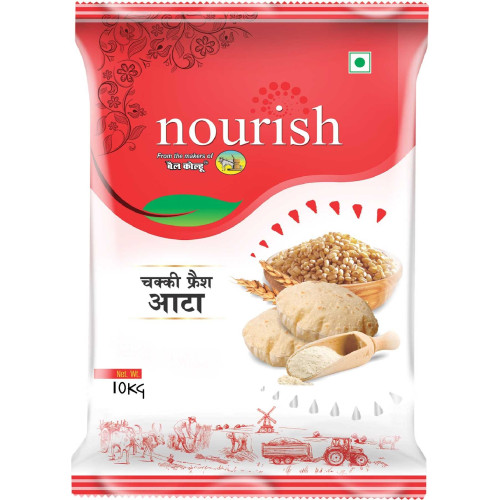 Nourish Chakki Fresh Atta 10 kg