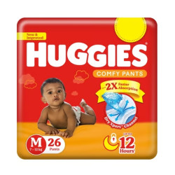 Huggies Dry Diaper (Pants, M, 7-12 kg)