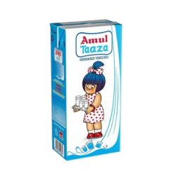 Amul Taaza Homogenised Toned Milk