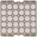 Table White White Eggs - 30 Pieces Tray