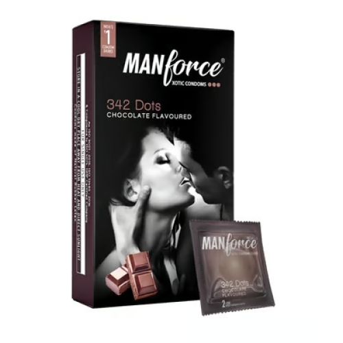 Manforce Xotic 2 in 1 Double Contoured & Dotted Condom