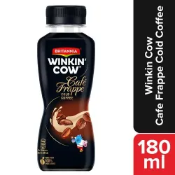 Britannia Winkin Cow Cold Coffee - Café Frappe, 180 ml