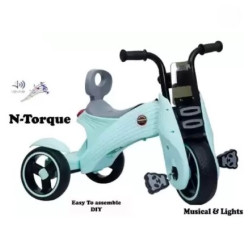 N-torque Pedal Tricycle 3-5 Years Scooter Non Battery Operated Ride On