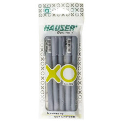 Hauser Xo Ball Pen Black Pack of 5