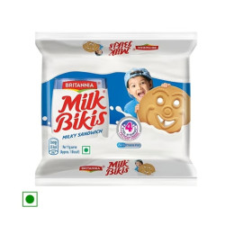 Britannia Milk Bikis Milk Sandwich Cream Biscuits