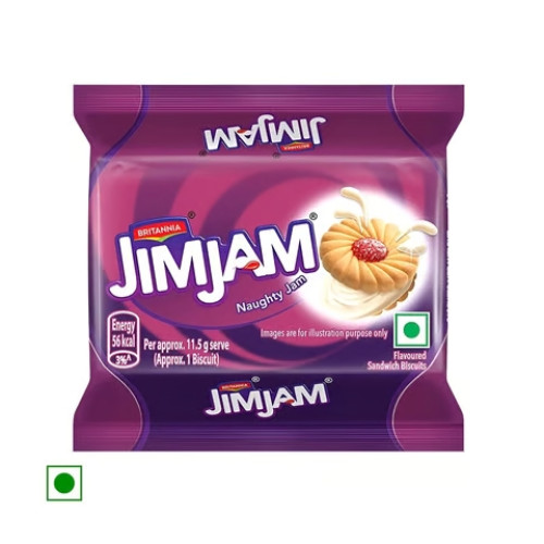 Britannia Treat Jim Jam Sandwich Cream Biscuits