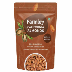 Farmley 1kg Popular Almonds Californian, 100% Natural, 2 Times Crunchier Badaam