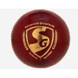 Sg Bouncer Leather Ball (Red)