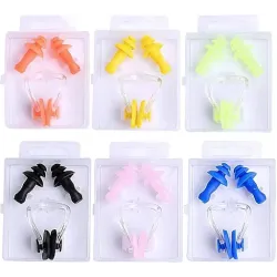 Soft Silicone Swimming Ear Plug & Nose Clip