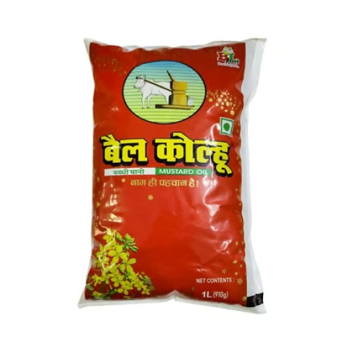 Bail Kolhu Kachi Ghani Pouch Mustard Oil