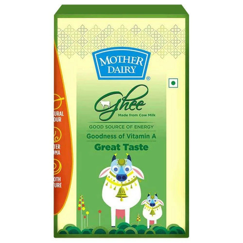 Mother Dairy Cow Ghee 1 L (Ceka Pack)