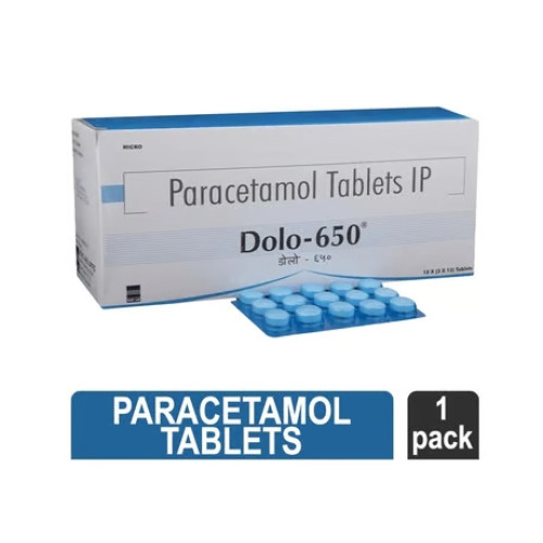 Dolo Paracetamol Tablets (650 mg)