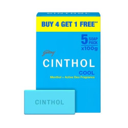 Cinthol Cool Bath Soap - Buy 4 Get 1 Free