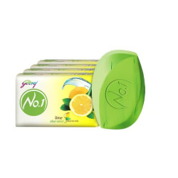 Godrej No.1 Lime & Aloe Vera Soap (4 x 150 g) - Buy 3 Get 1 Free