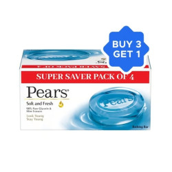 Pears Soft & Fresh Soap - Buy 3 Get 1 Free