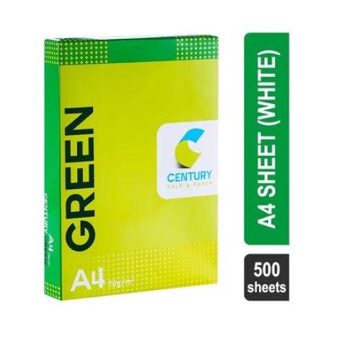 Century Green A4 Sheets (White)