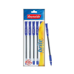 Reynolds Brite Ball Pen (Blue) - Pack of 5