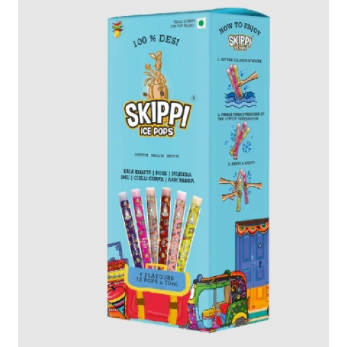 Skippi Natural Multi Flavour Ice Pops