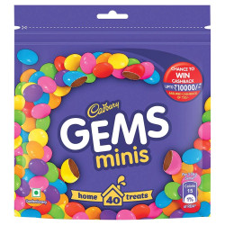 Cadbury Gems Minis Home Treats 126.4 g (Pack of 40)