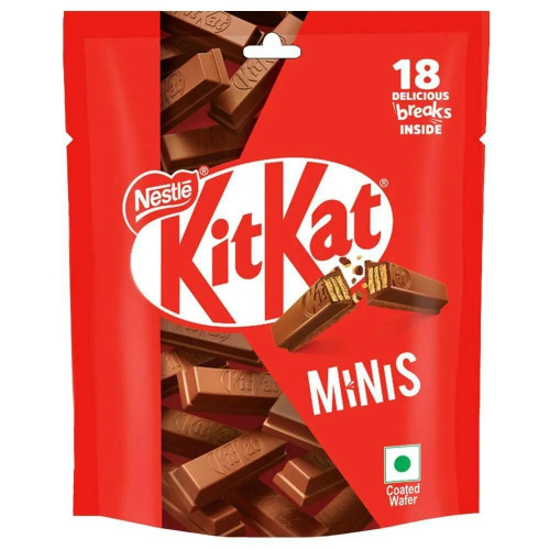 KitKat Chocolate Share Bag 126 g (Pack of 18 Units)